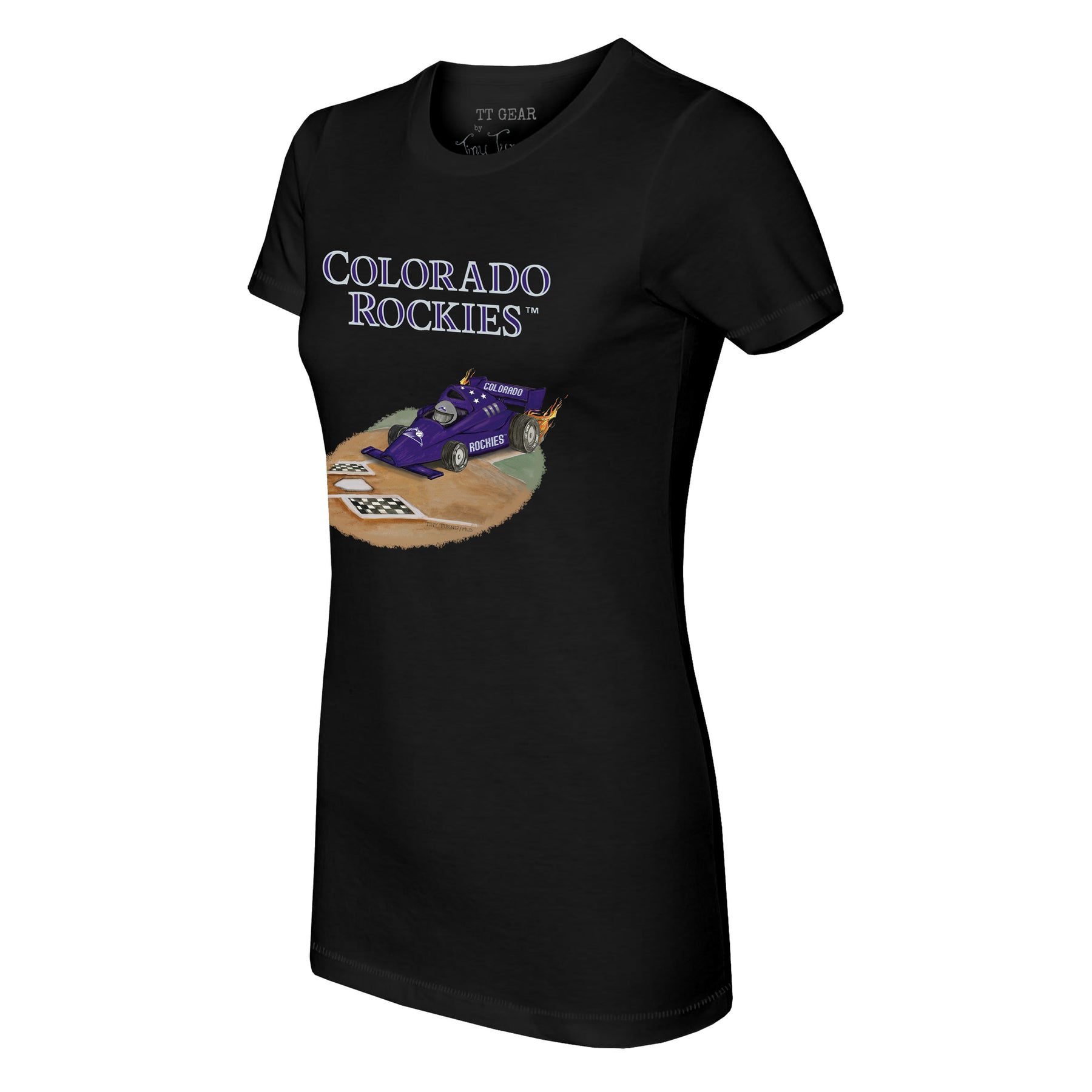 Colorado Rockies Race Car Tee Shirt