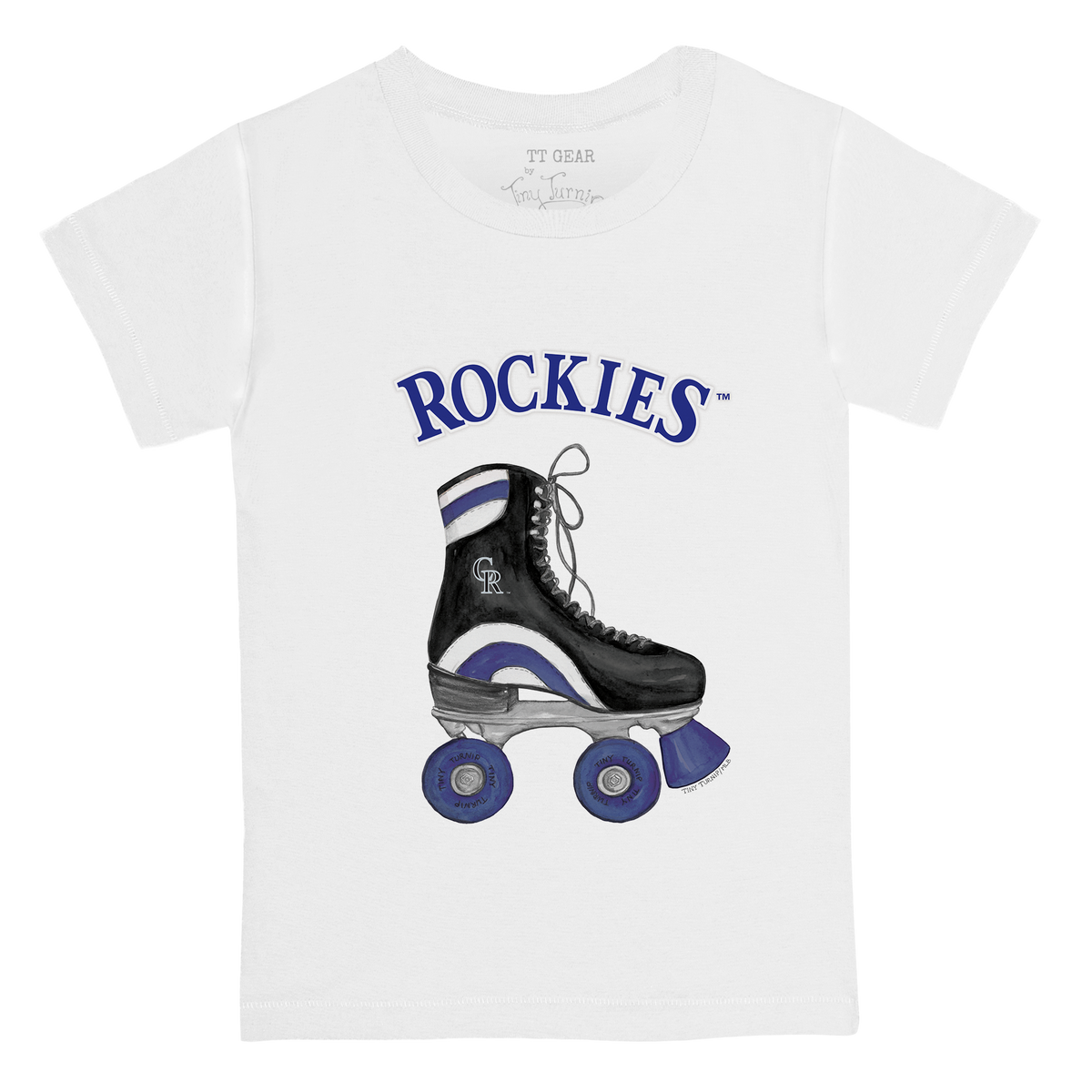 Colorado Rockies Retro Skate Kid's Tee Shirt