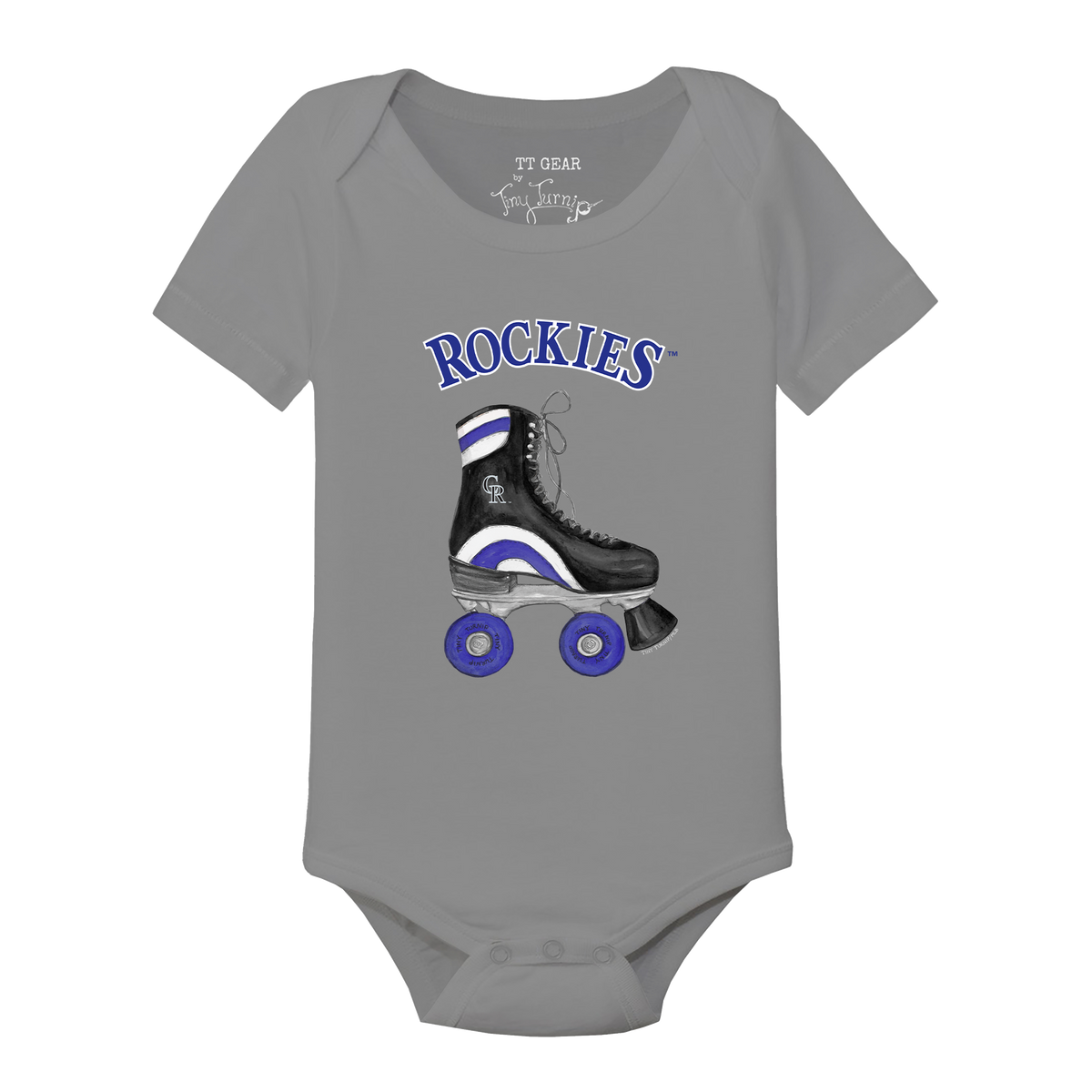 Colorado Rockies Retro Skate Short Sleeve Snapper