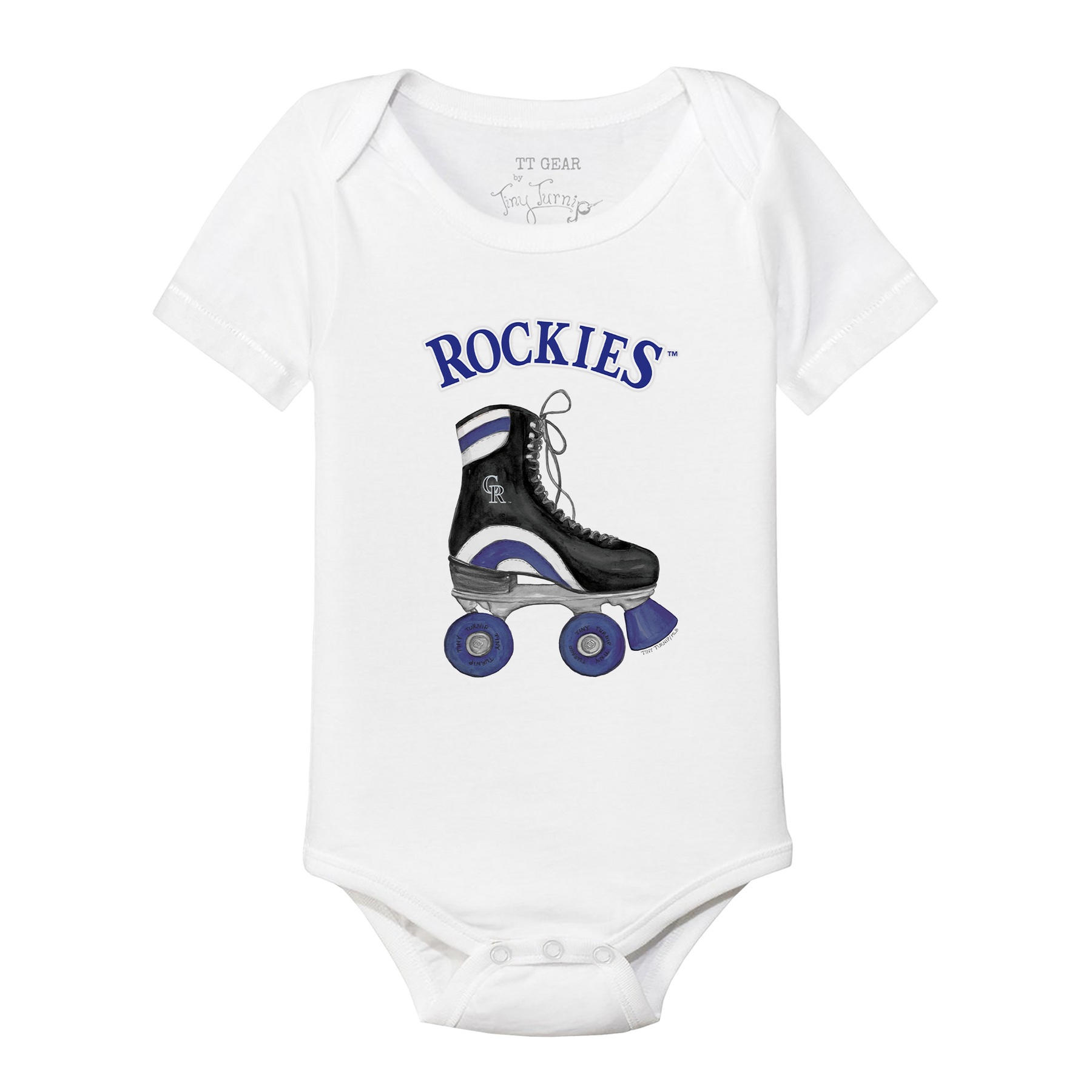 Colorado Rockies Retro Skate Short Sleeve Snapper