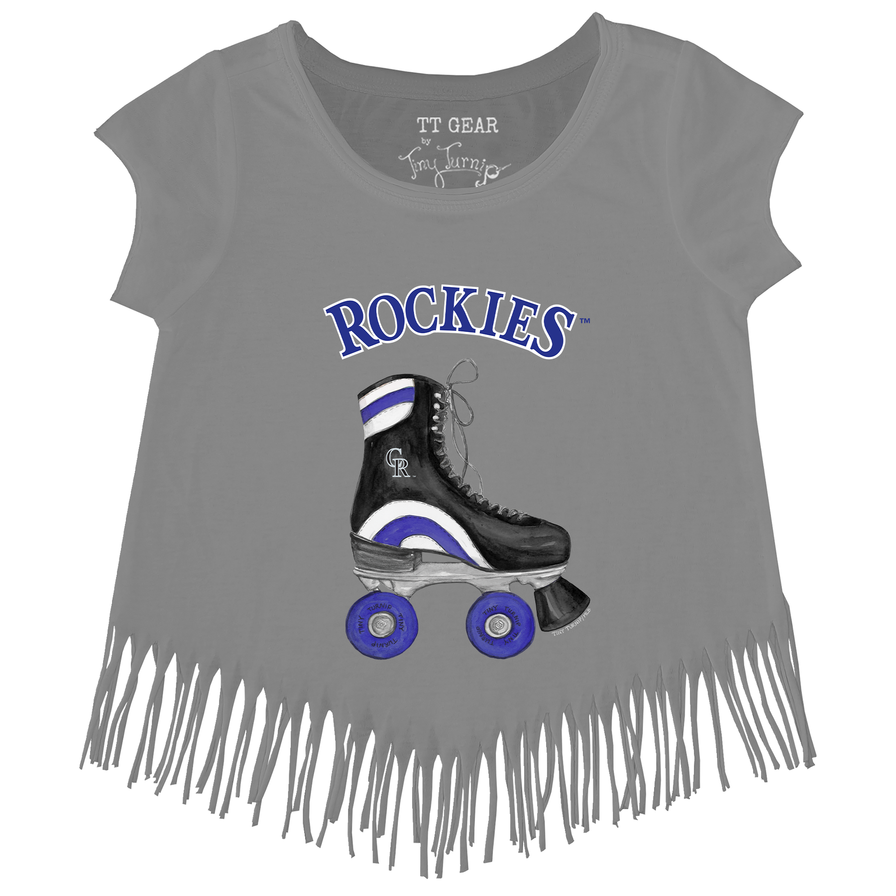 Colorado Rockies Retro Skate Fringe Tee