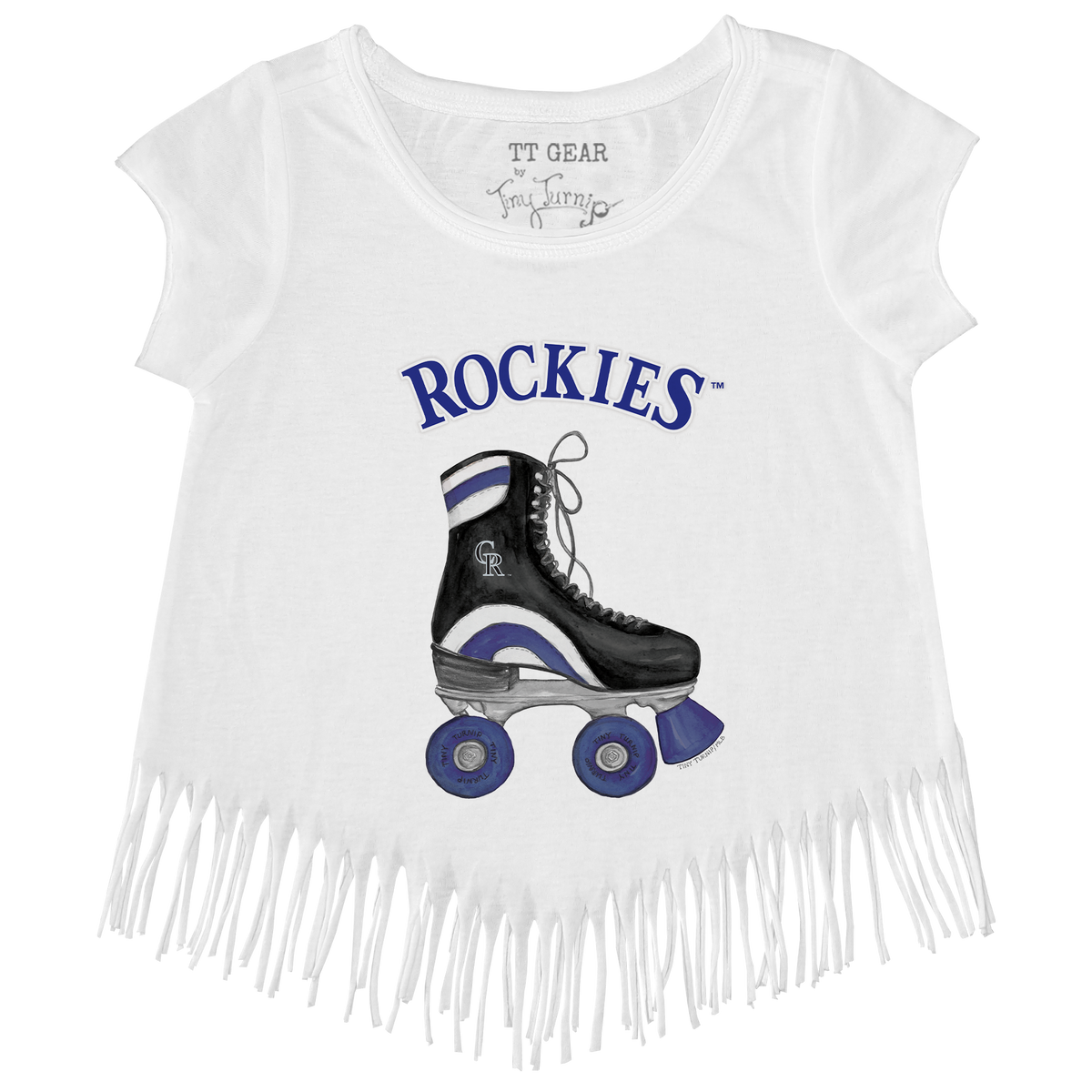 Colorado Rockies Retro Skate Fringe Tee