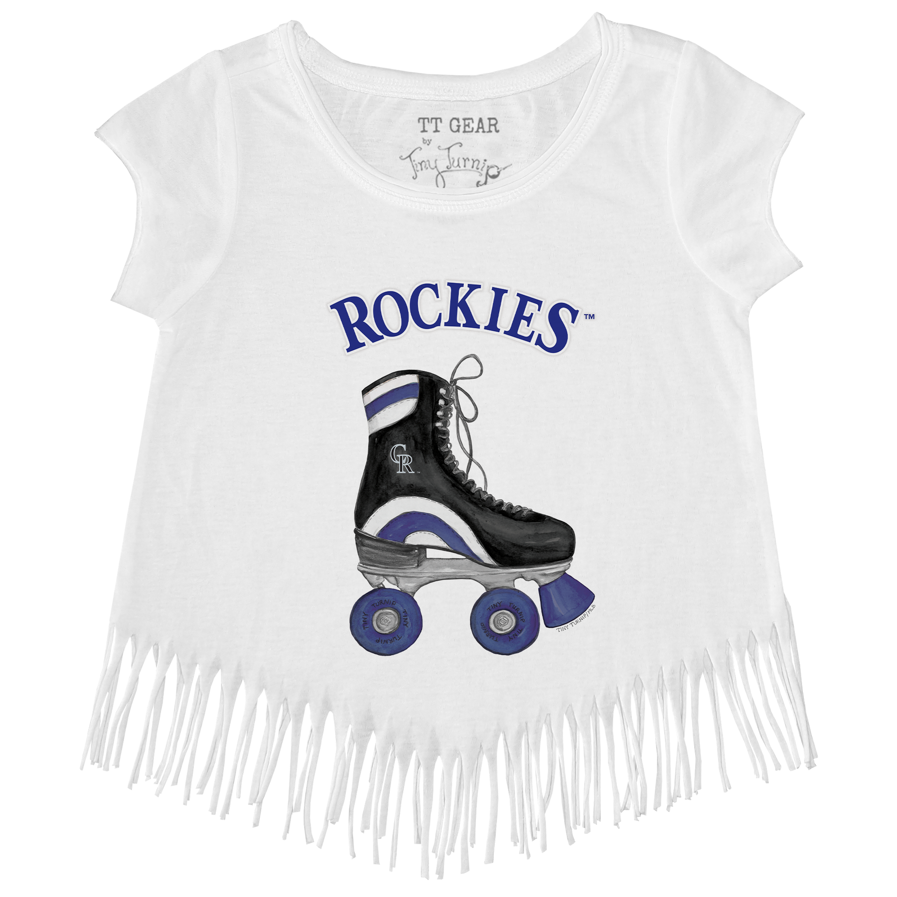 Colorado Rockies Retro Skate Fringe Tee