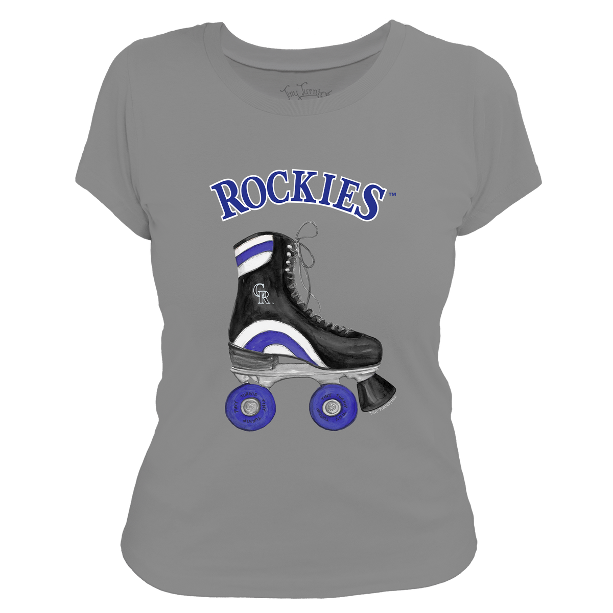 Colorado Rockies Retro Skate Women's Tee Shirt