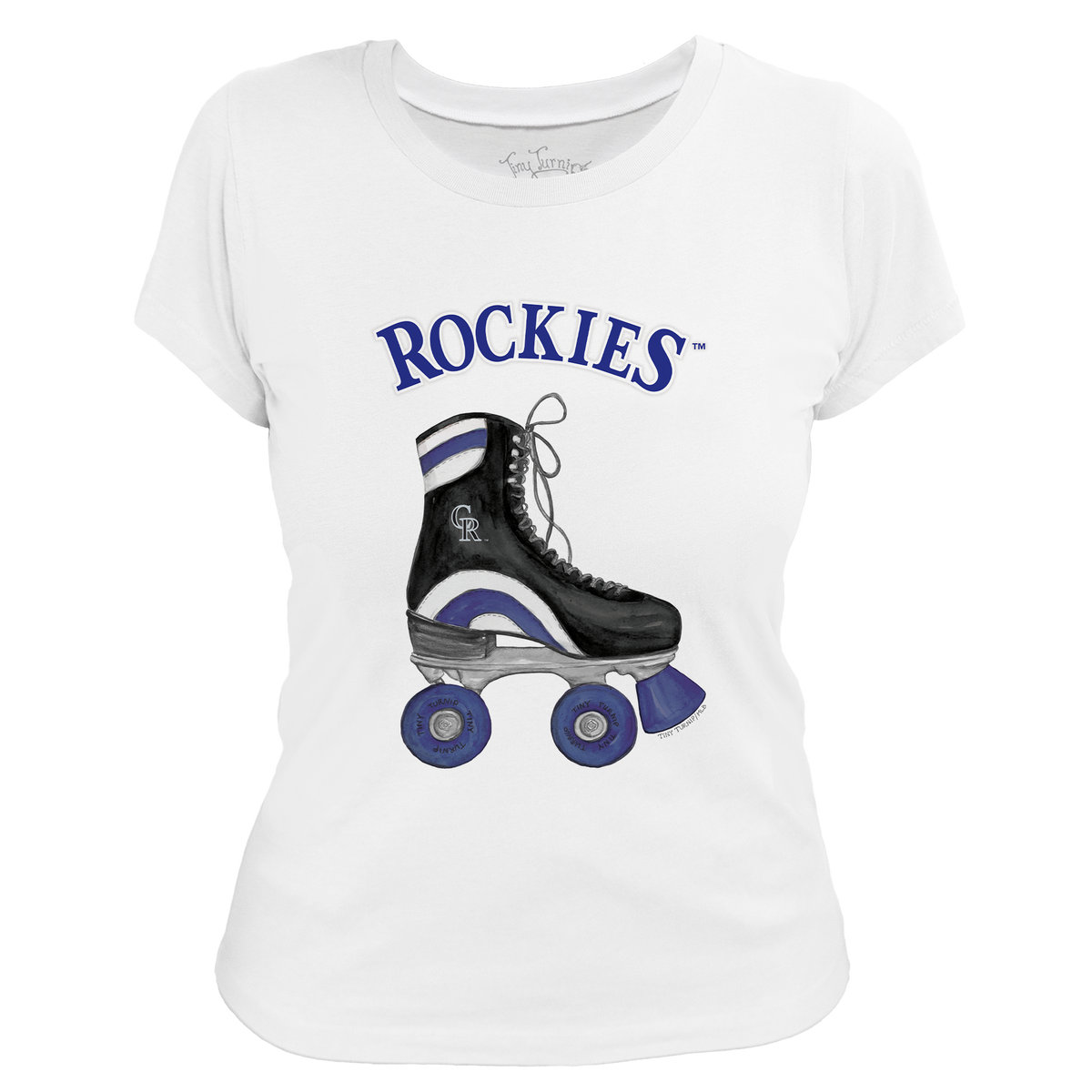 Colorado Rockies Retro Skate Women's Tee Shirt