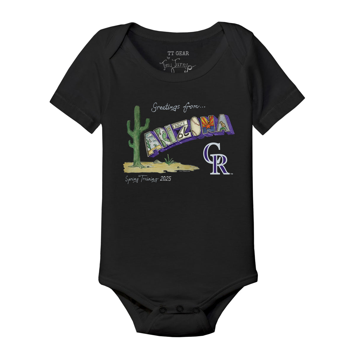 Colorado Rockies Spring Training 2025 Short Sleeve Snapper
