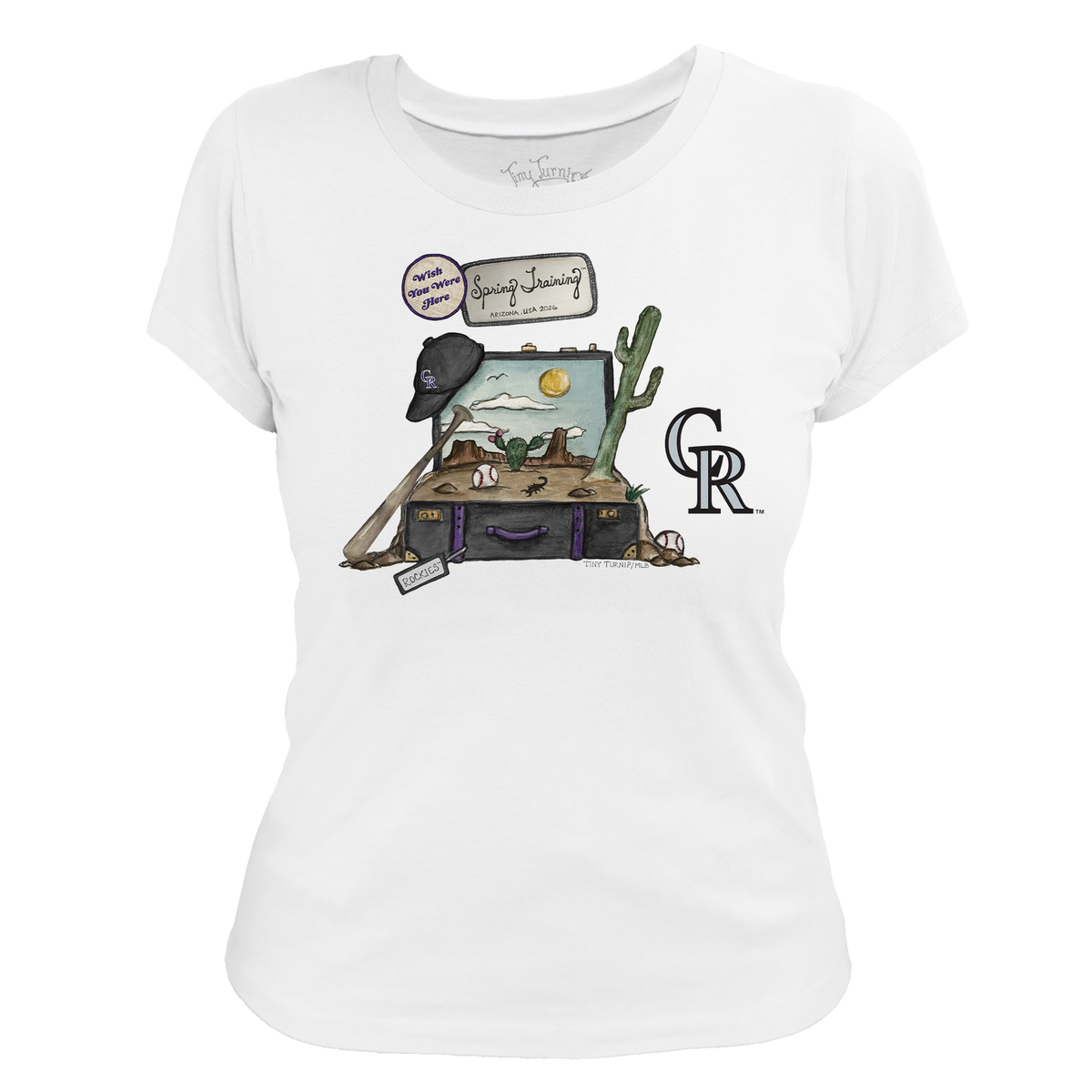 Colorado Rockies Spring Training 2026 Women's Tee Shirt