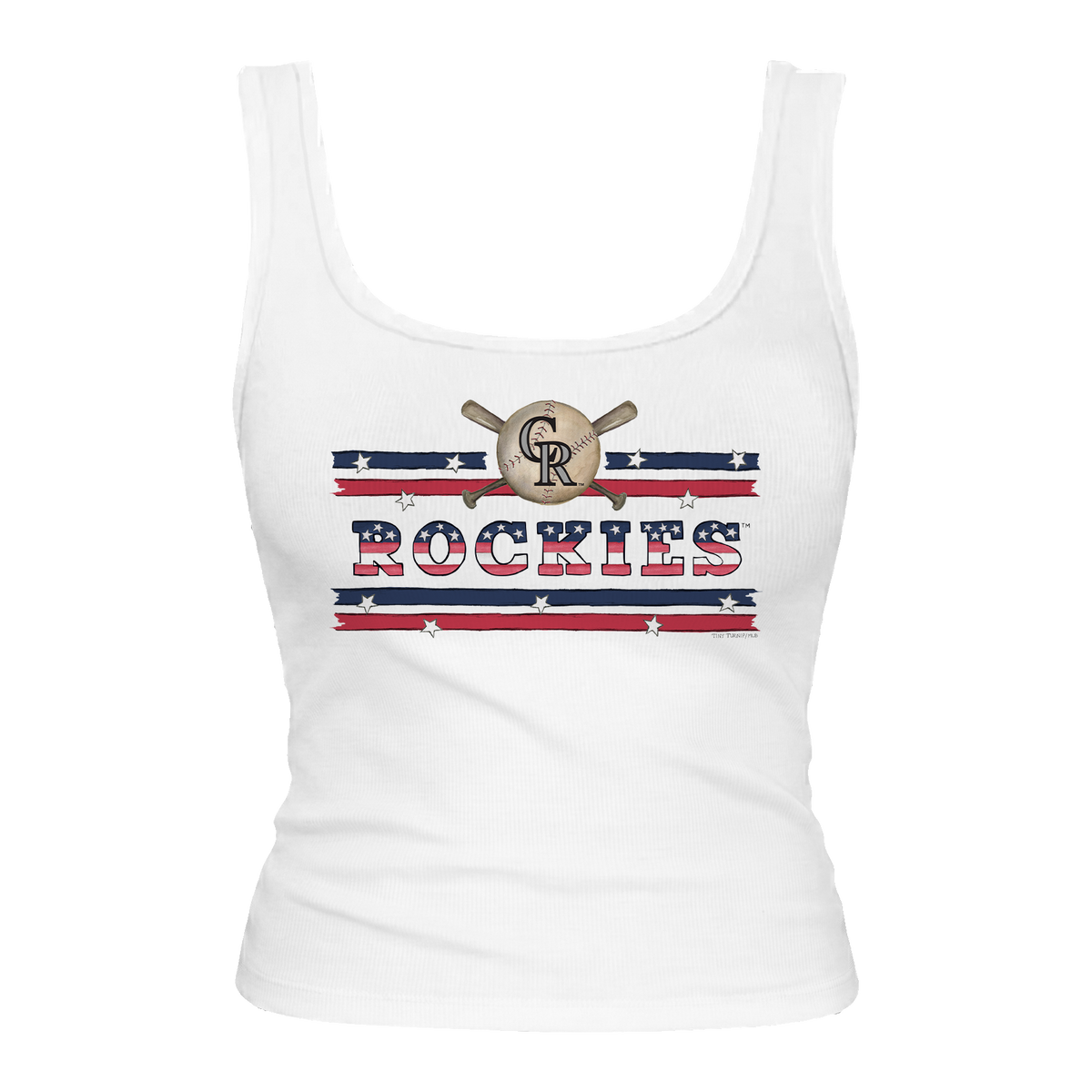 Colorado Rockies Stars and Stripes Emmy Tank