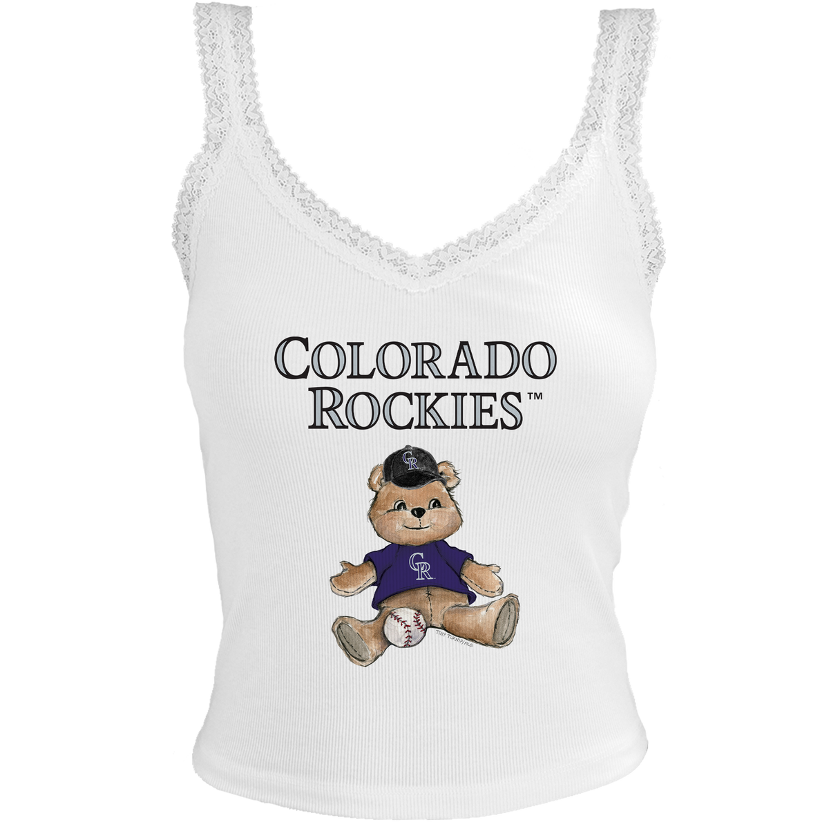 Colorado Rockies Teddy Lace Tank