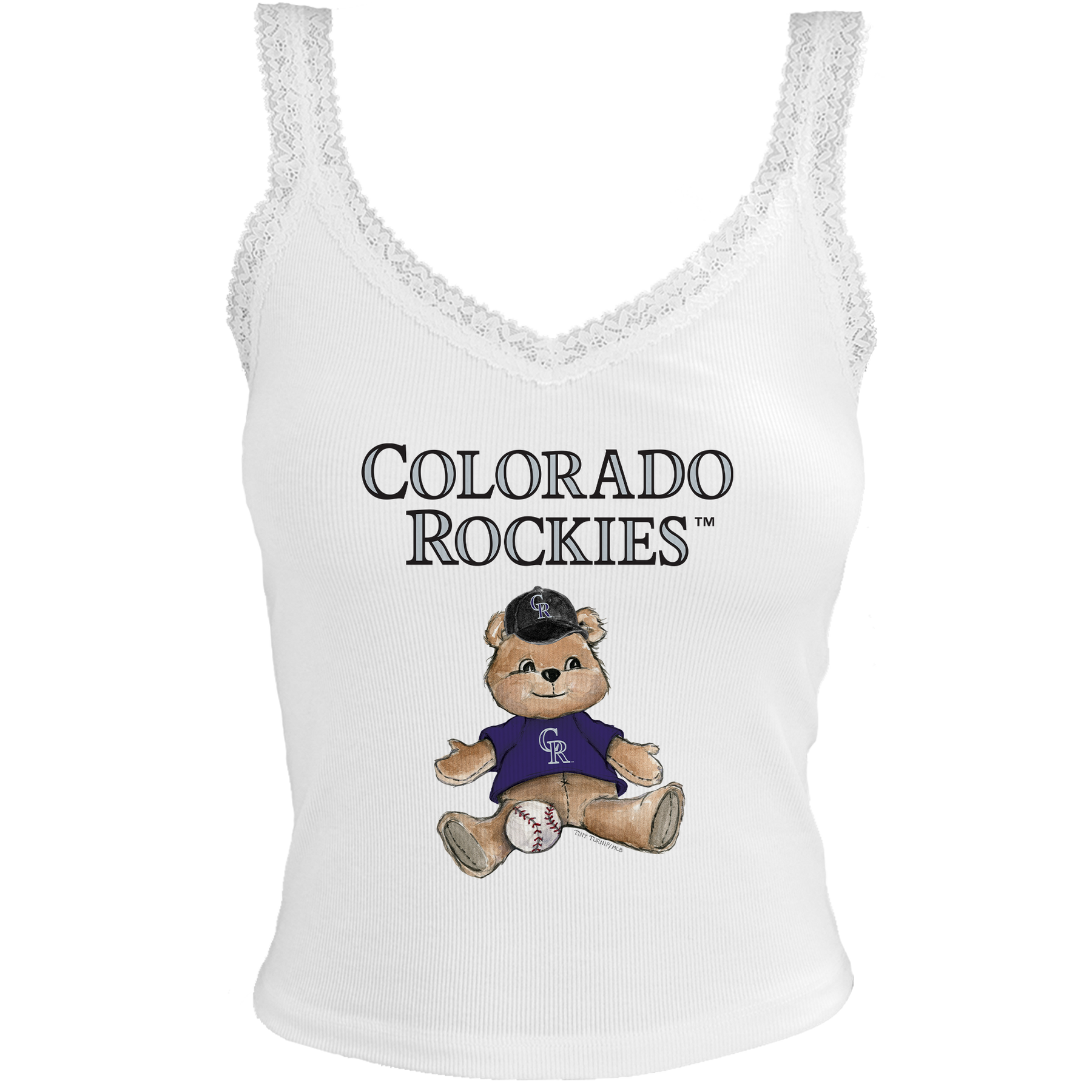 Colorado Rockies Teddy Lace Tank