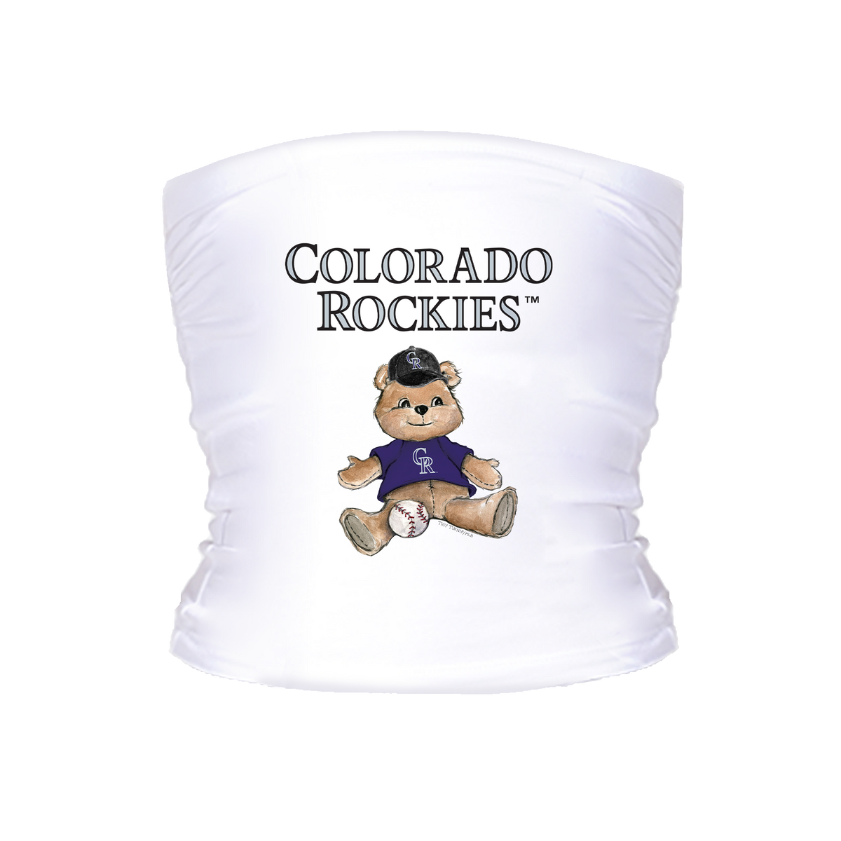 Colorado Rockies Teddy Tube Top - Tiny Turnip