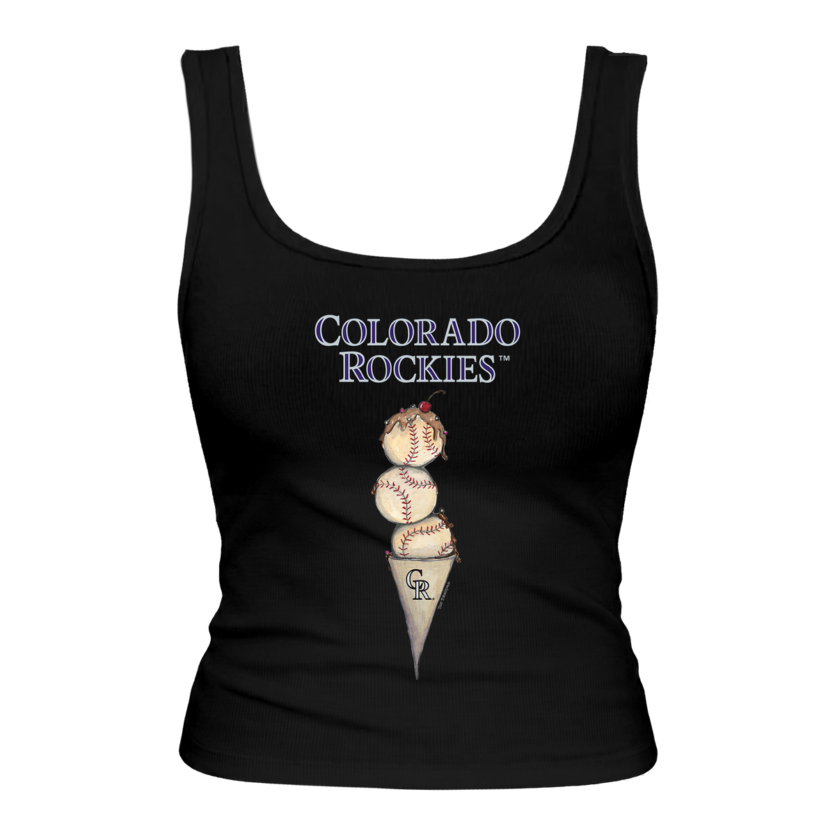 Colorado Rockies Triple Scoop Emmy Tank