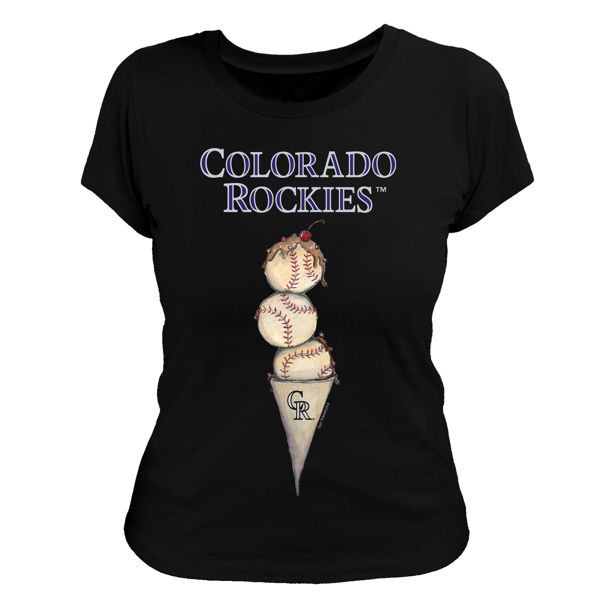 Colorado Rockies Triple Scoop Women's Tee Shirt