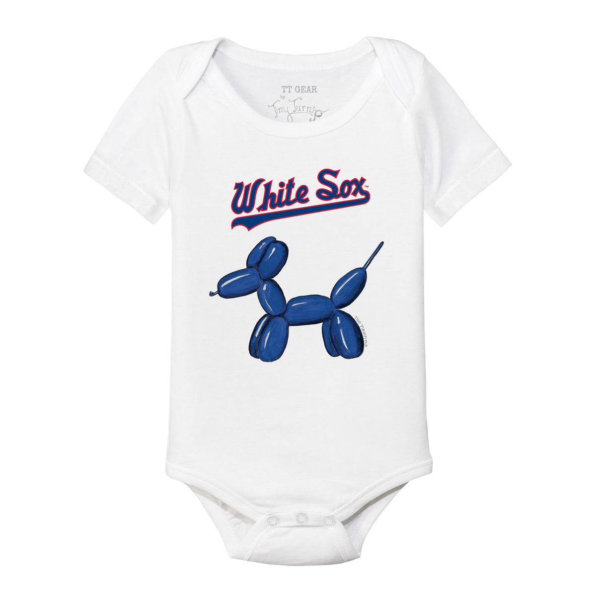 Chicago White Sox Balloon Dog Short Sleeve Snapper