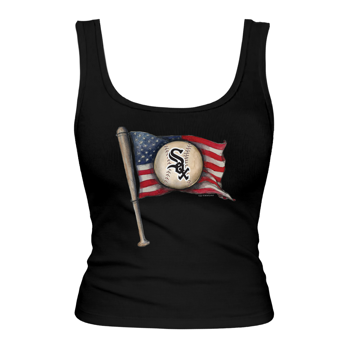 Chicago White Sox Baseball Flag Emmy Tank