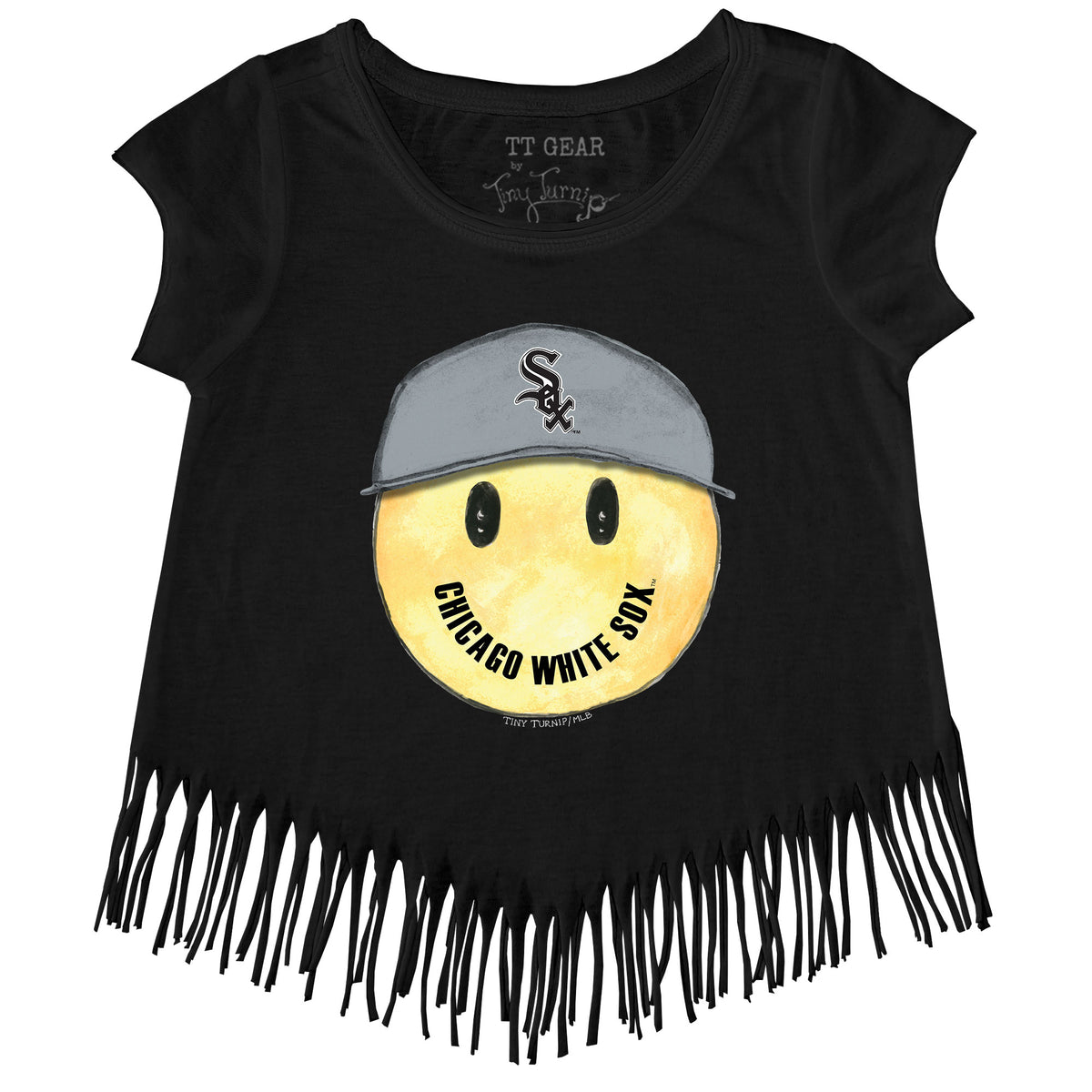 Chicago White Sox Smiley Fringe Tee