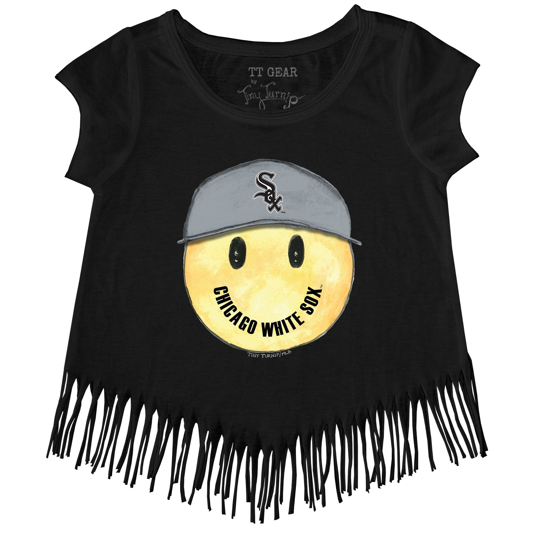 Chicago White Sox Smiley Fringe Tee