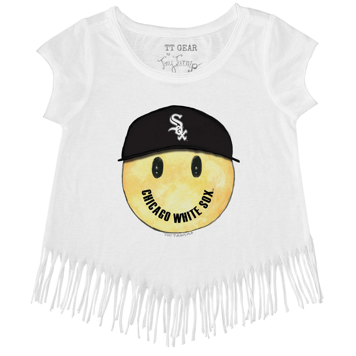 Chicago White Sox Smiley Fringe Tee