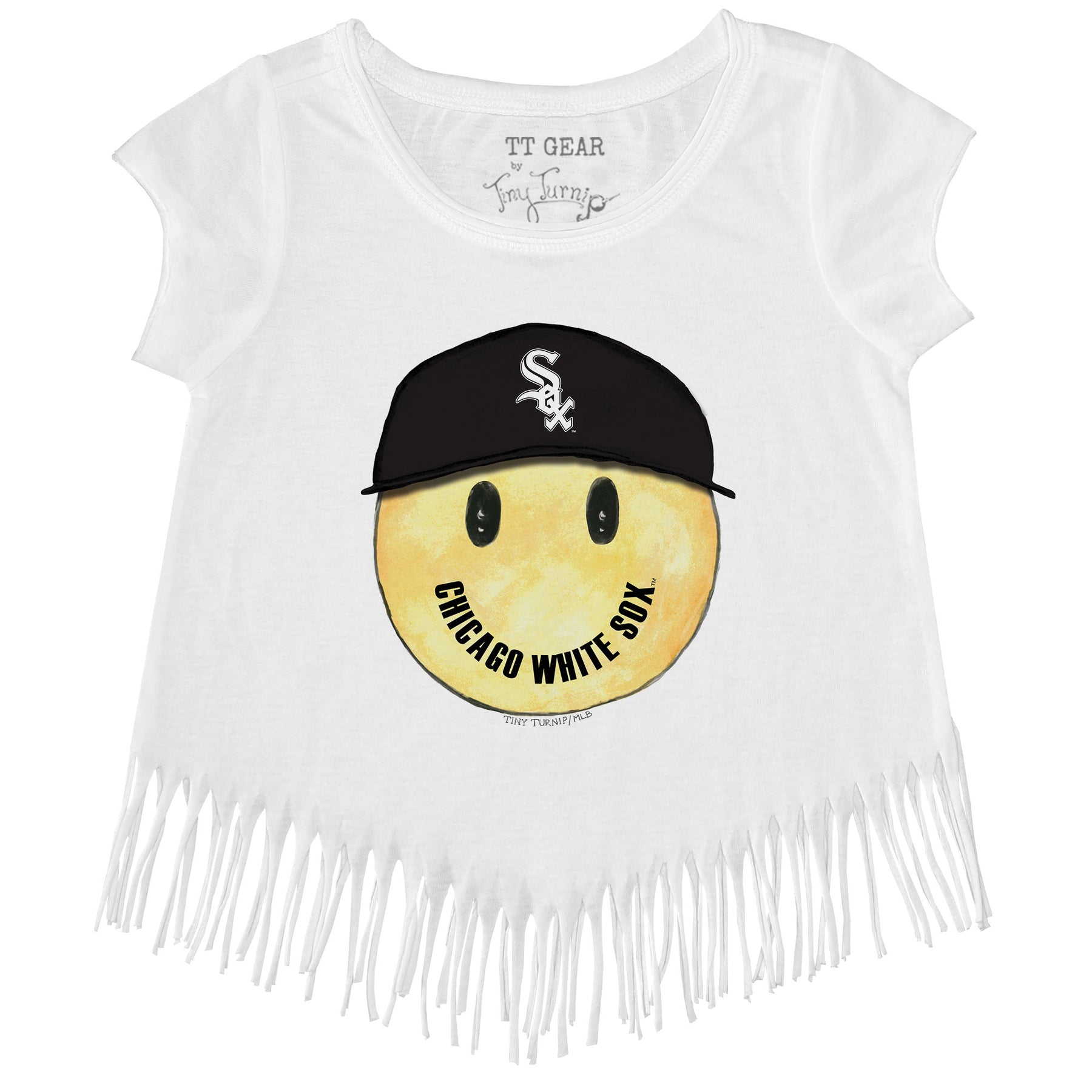 Chicago White Sox Smiley Fringe Tee