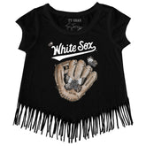 Chicago White Sox Butterfly Glove Fringe Tee