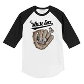 Chicago White Sox Butterfly Glove 3/4 Black Sleeve Raglan