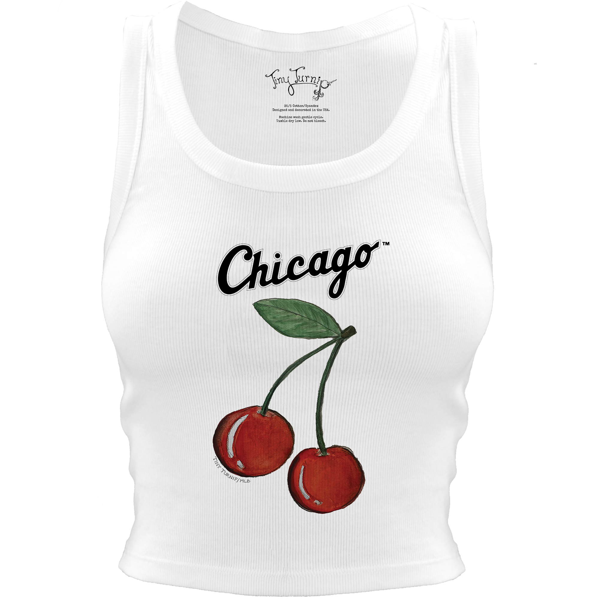 Chicago White Sox Cherry Crop Tank | Tiny Turnip