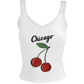 Chicago White Sox Cherry Lace Tank