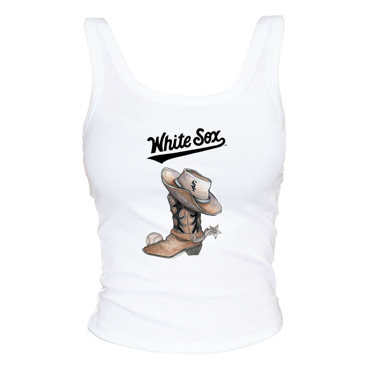 Chicago White Sox Cowboy Boot Ribbed Tank
