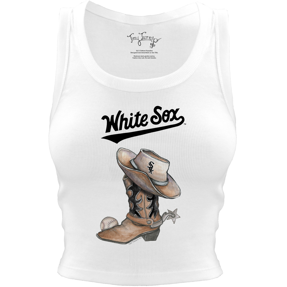 Chicago White Sox Cowboy Boot Crop Tank