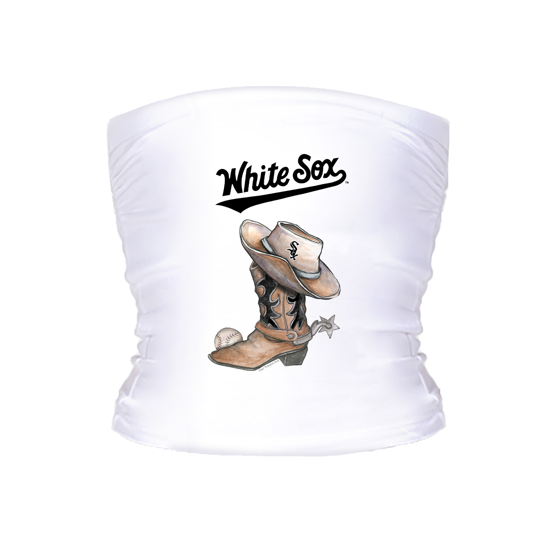 Chicago White Sox Cowboy Boot Tube Top