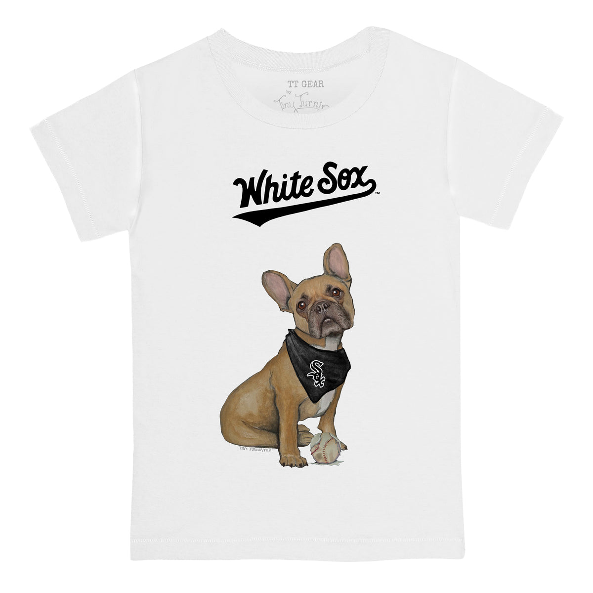 Chicago White Sox French Bulldog Tee Shirt