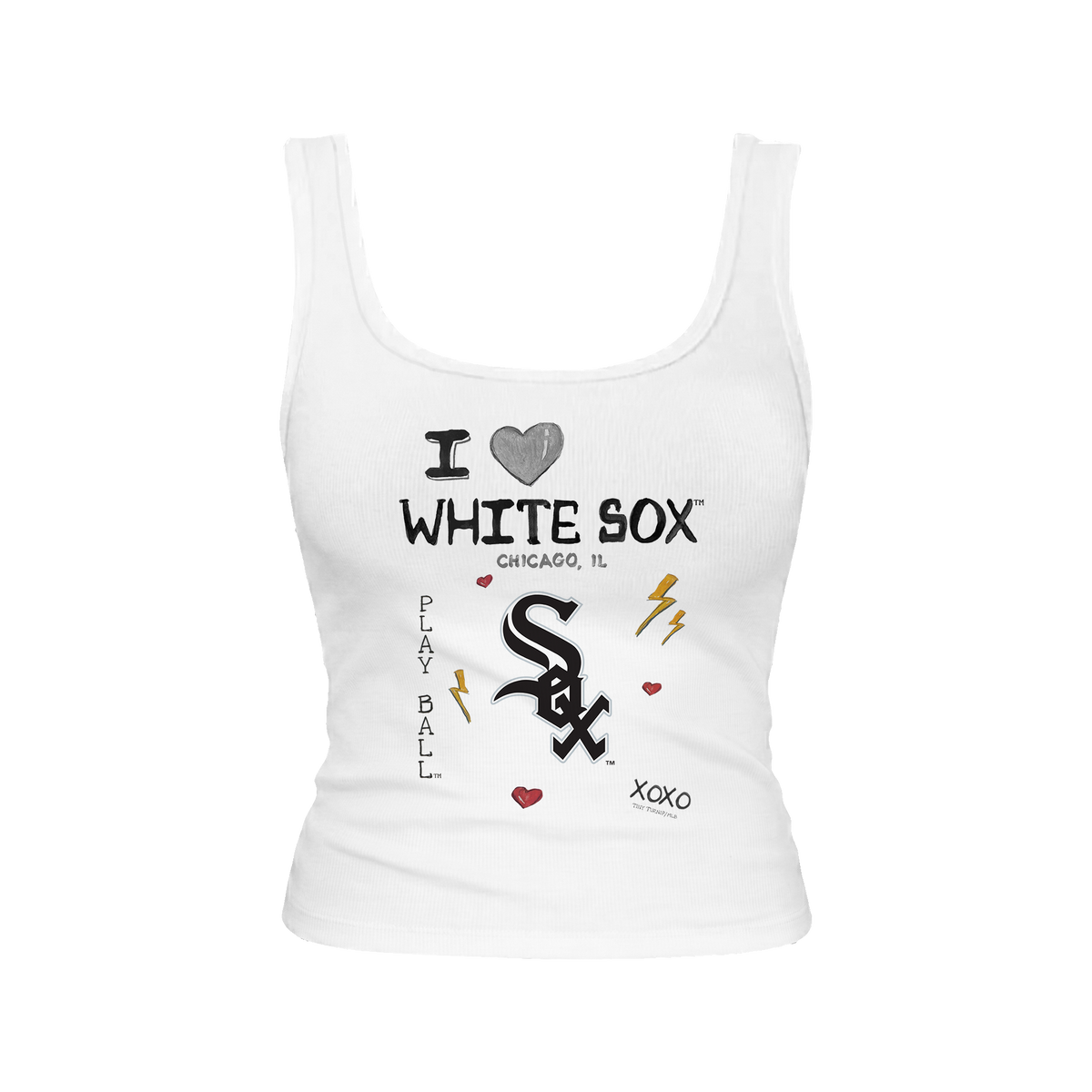 Chicago White Sox I Heart White Sox Emmy Tank