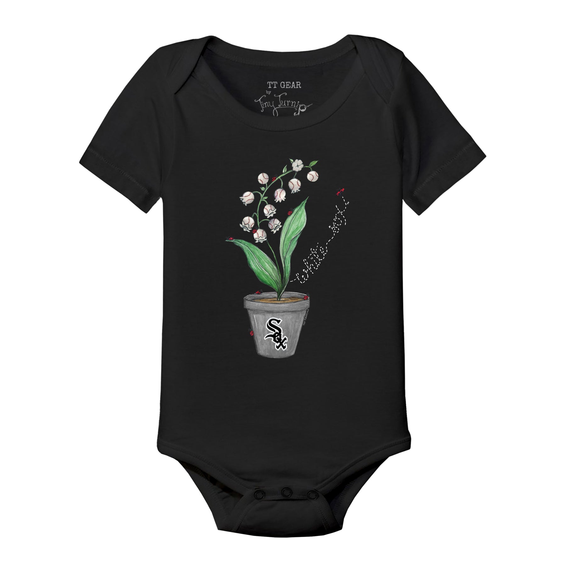 Chicago White Sox Ladybug Short Sleeve Snapper