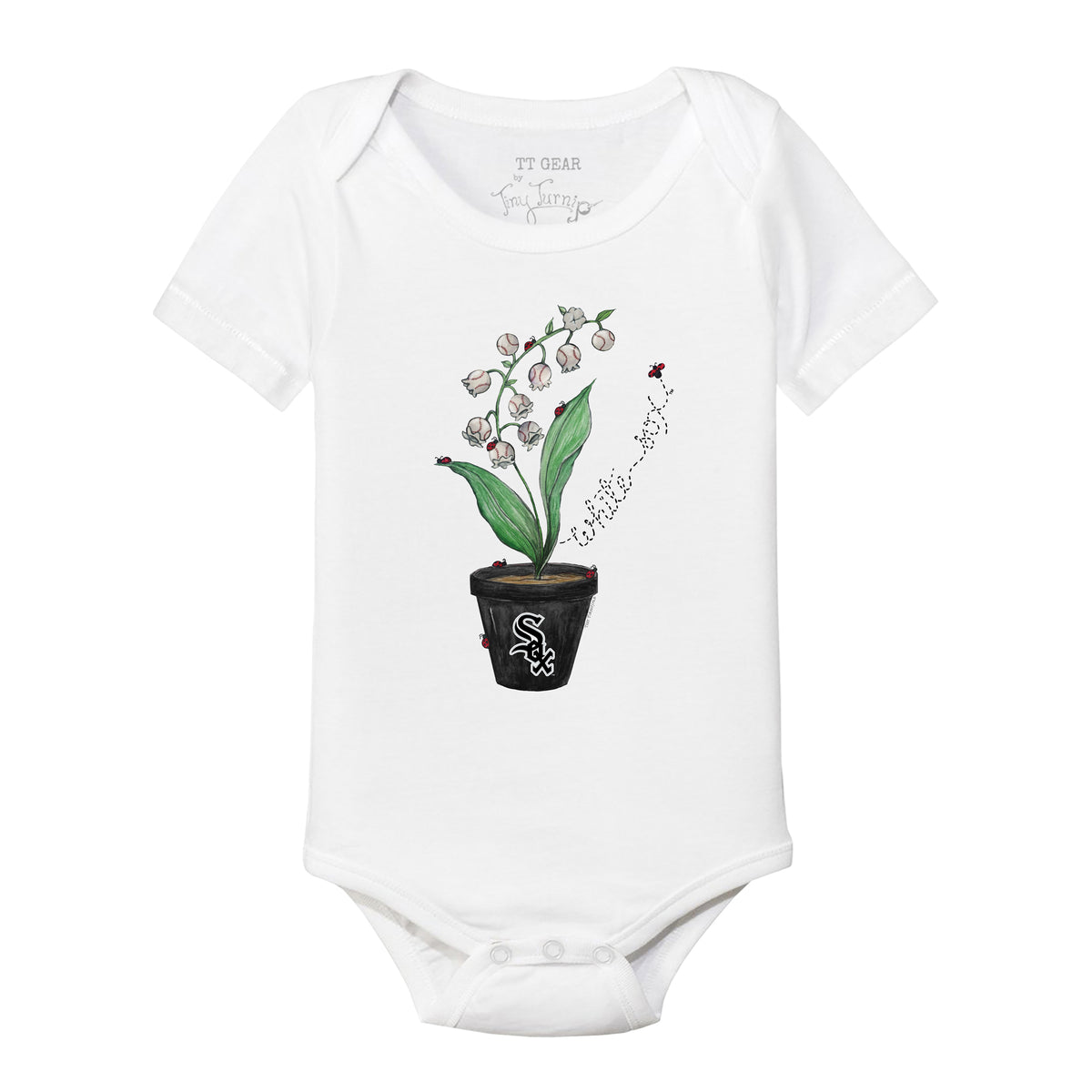 Chicago White Sox Ladybug Short Sleeve Snapper