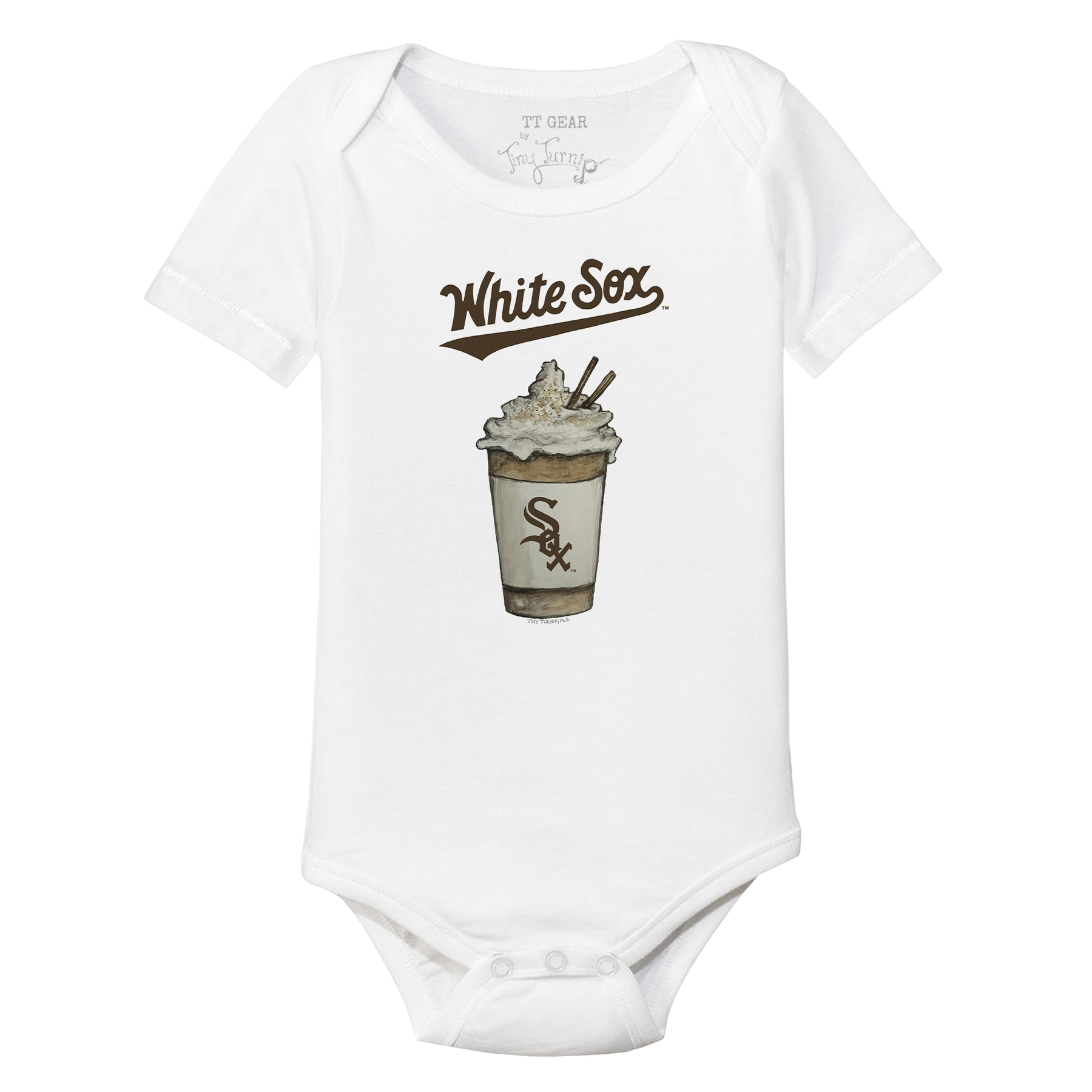 Chicago White Sox Latte Short Sleeve Snapper