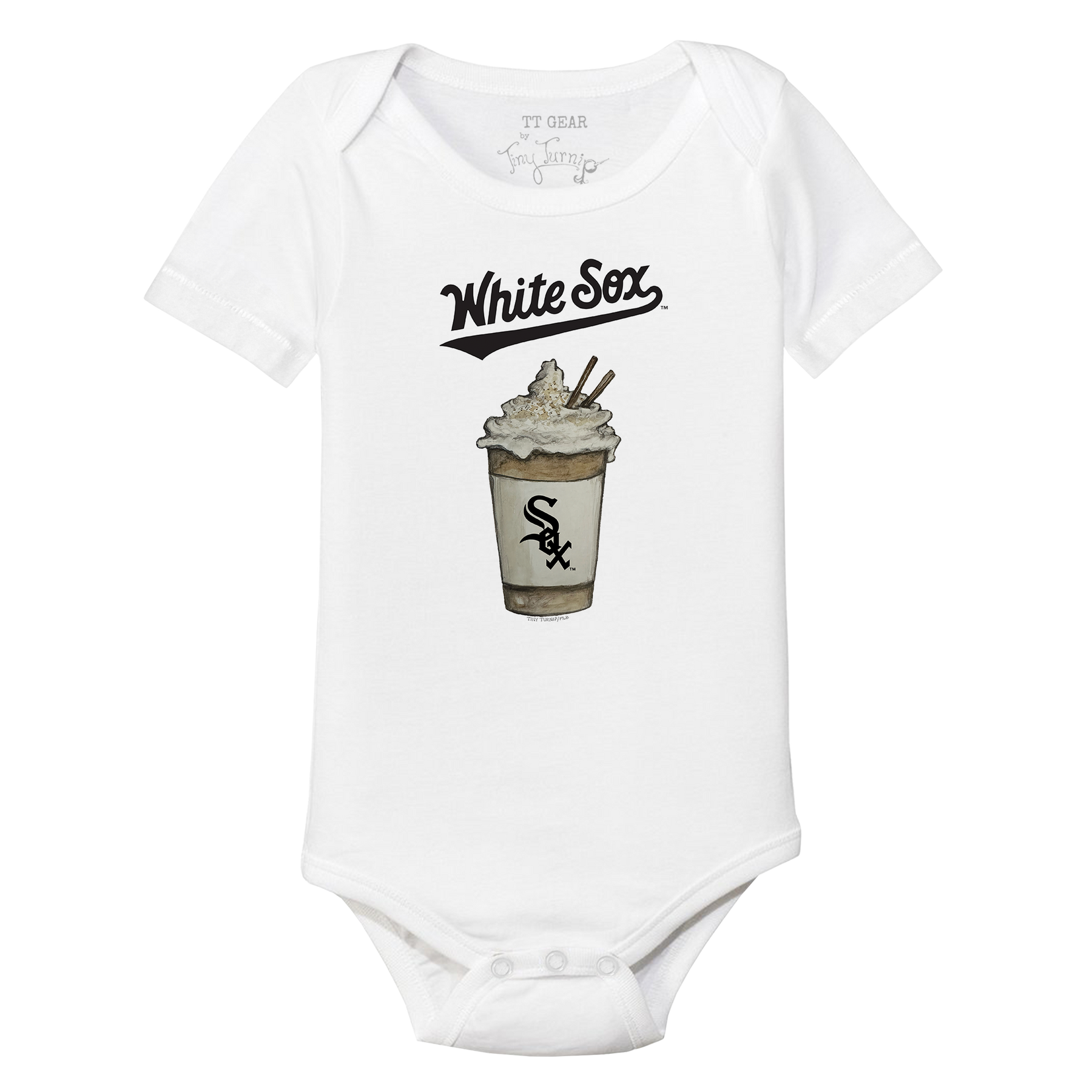Chicago White Sox Latte Short Sleeve Snapper