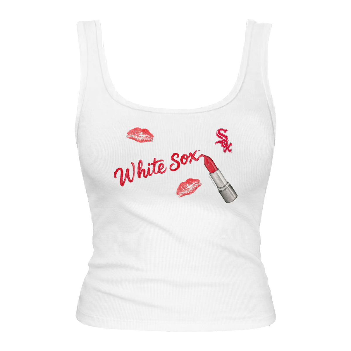 Chicago White Sox Lipstick Emmy Tank