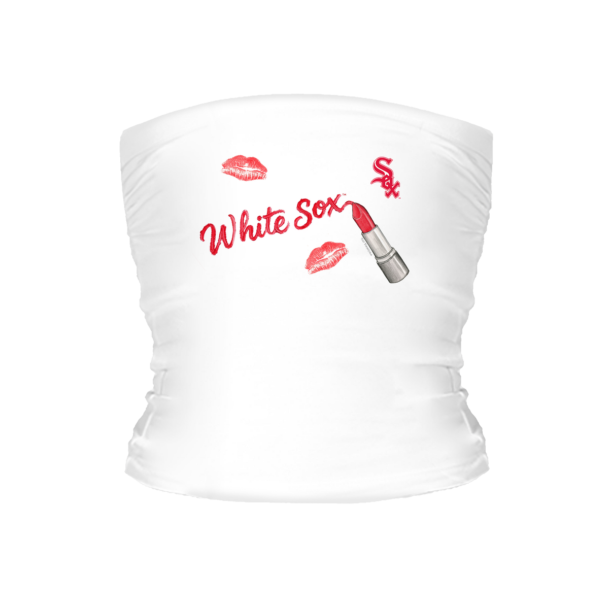 Chicago White Sox Lipstick Tube Top - Tiny Turnip