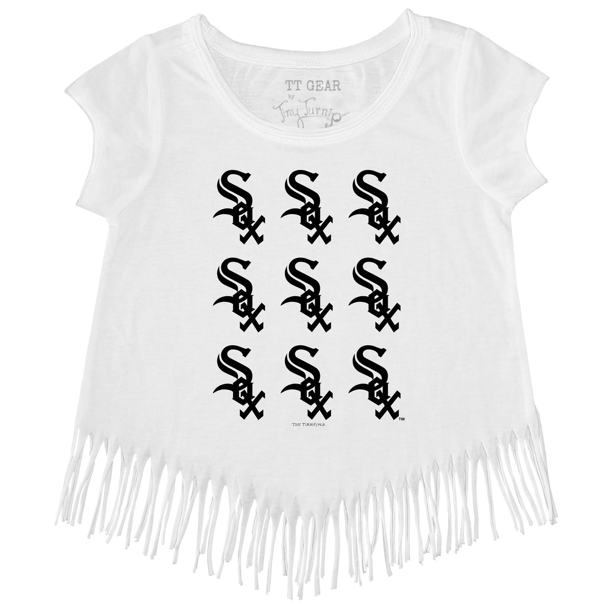 Chicago White Sox Logo Grid Fringe Tee