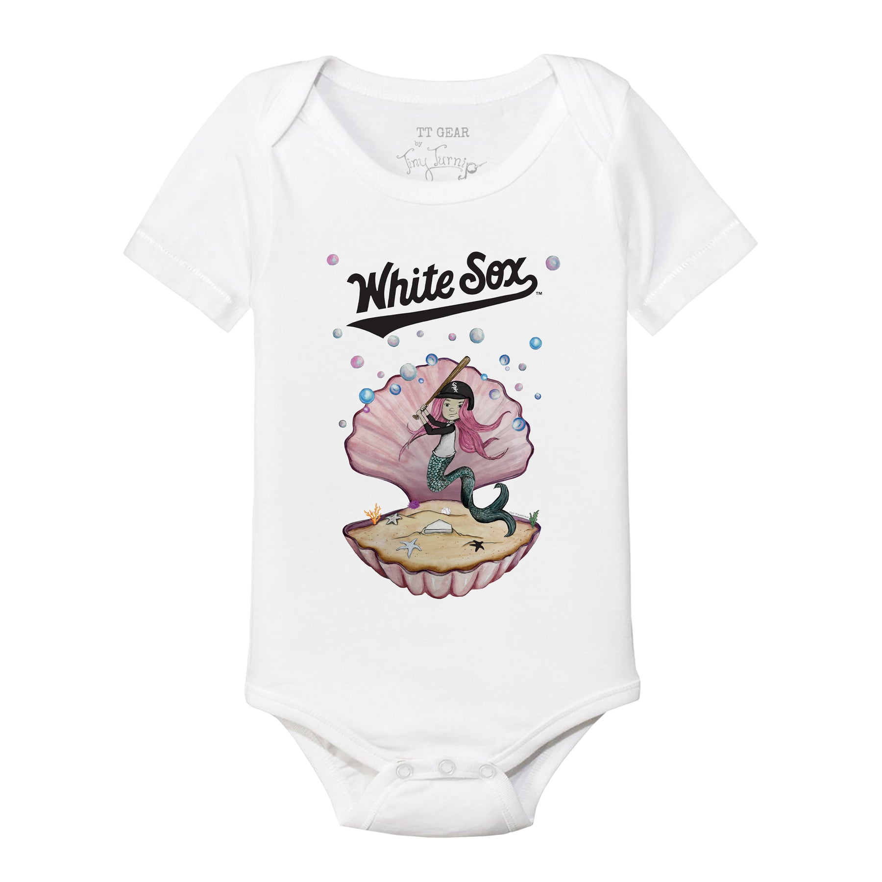 Chicago White Sox Mermaid Short Sleeve Snapper