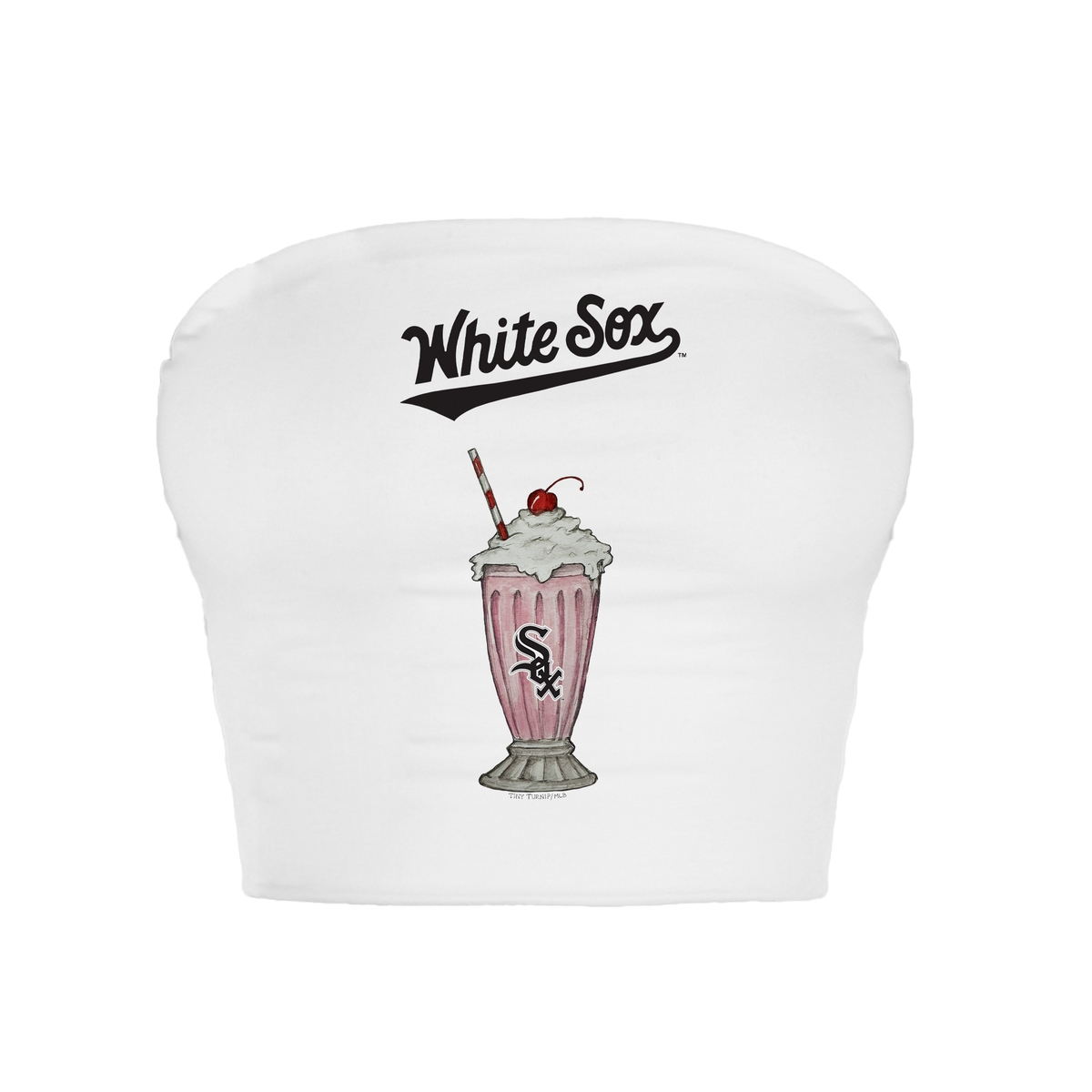Chicago White Sox Milkshake Crop Tube Top