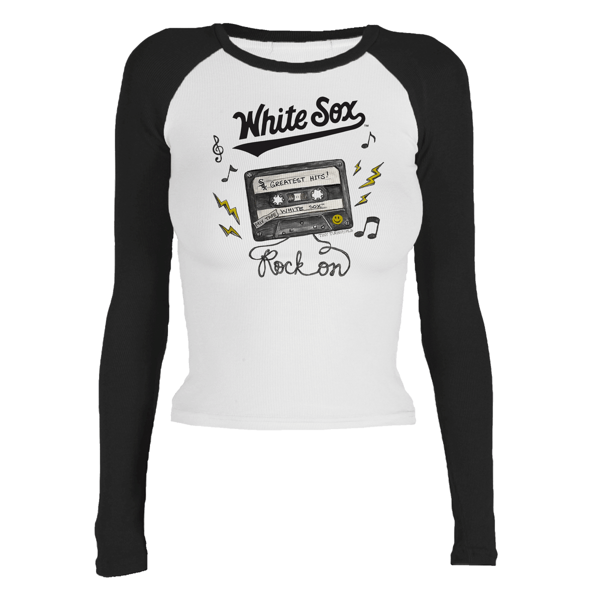 Chicago White Sox Mixtape Roxy Raglan Long Sleeve
