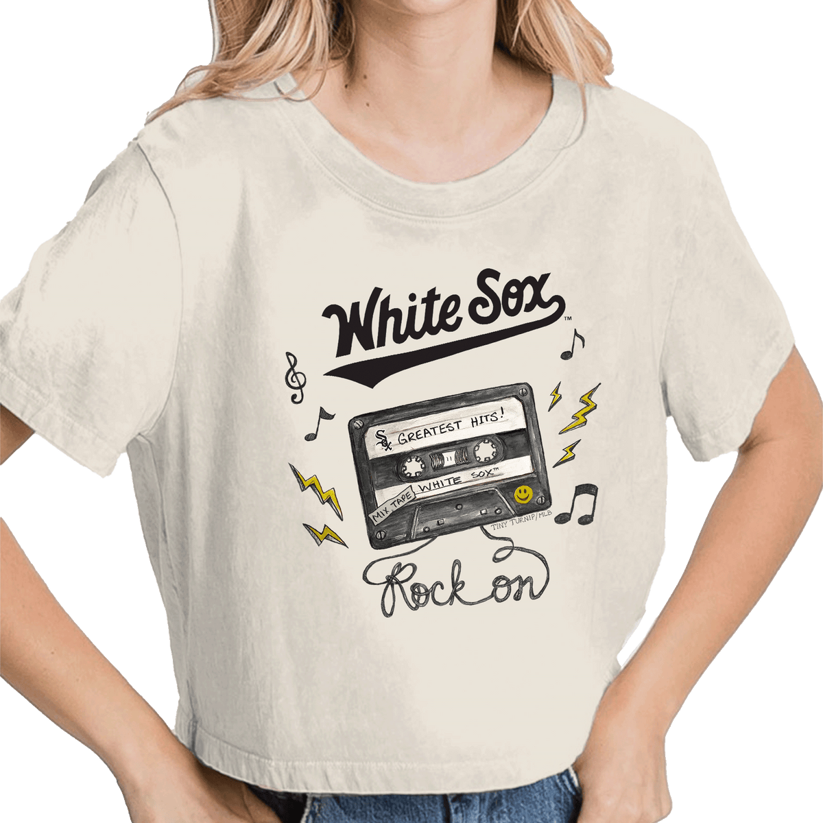 Chicago White Sox Mixtape Vintage Crop Tee