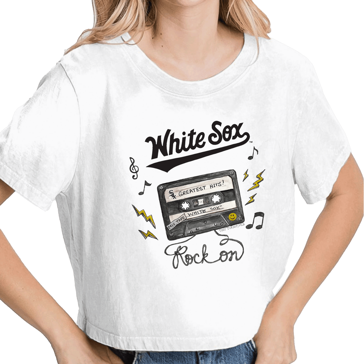 Chicago White Sox Mixtape Vintage Crop Tee
