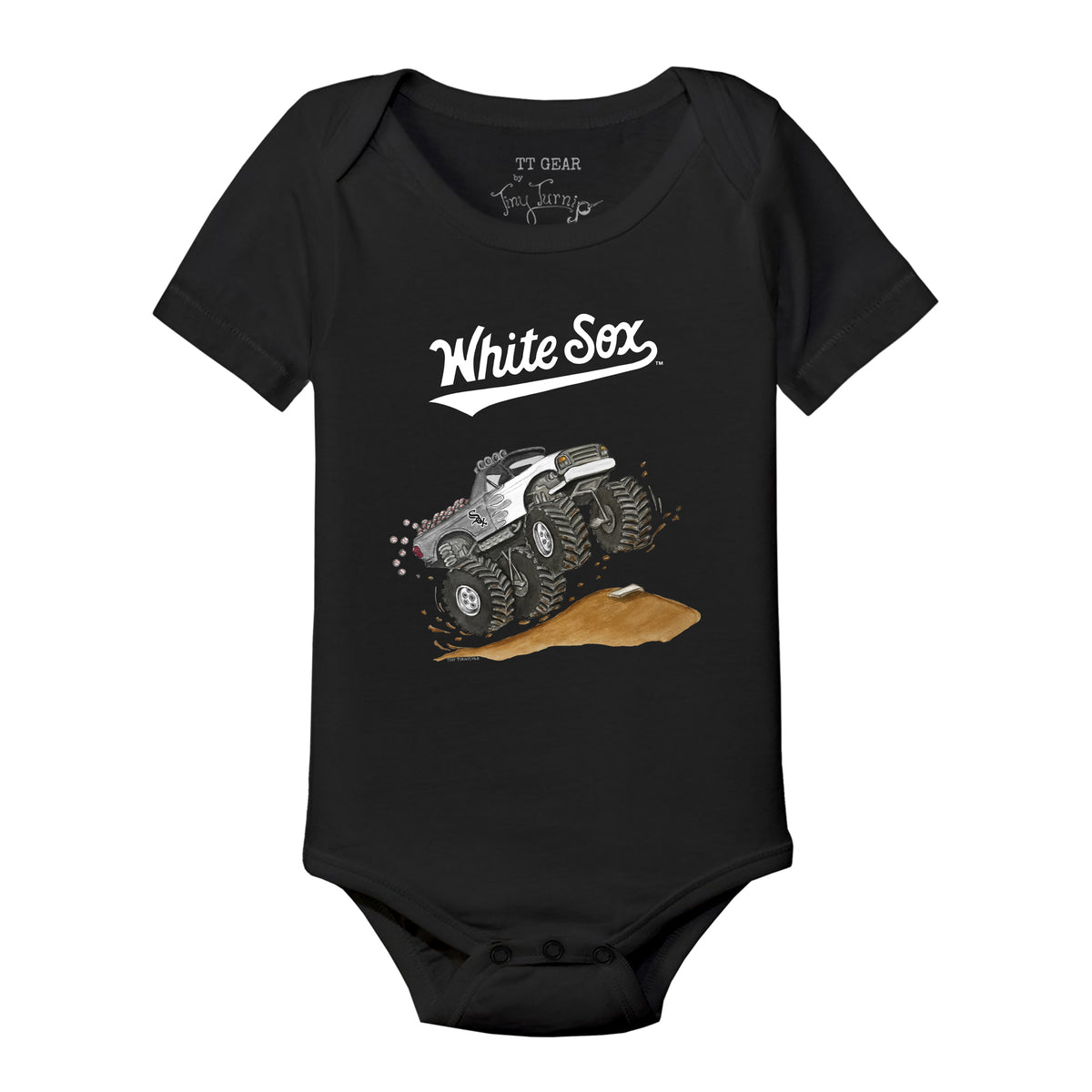 Chicago White Sox Monster Truck Short Sleeve Snapper