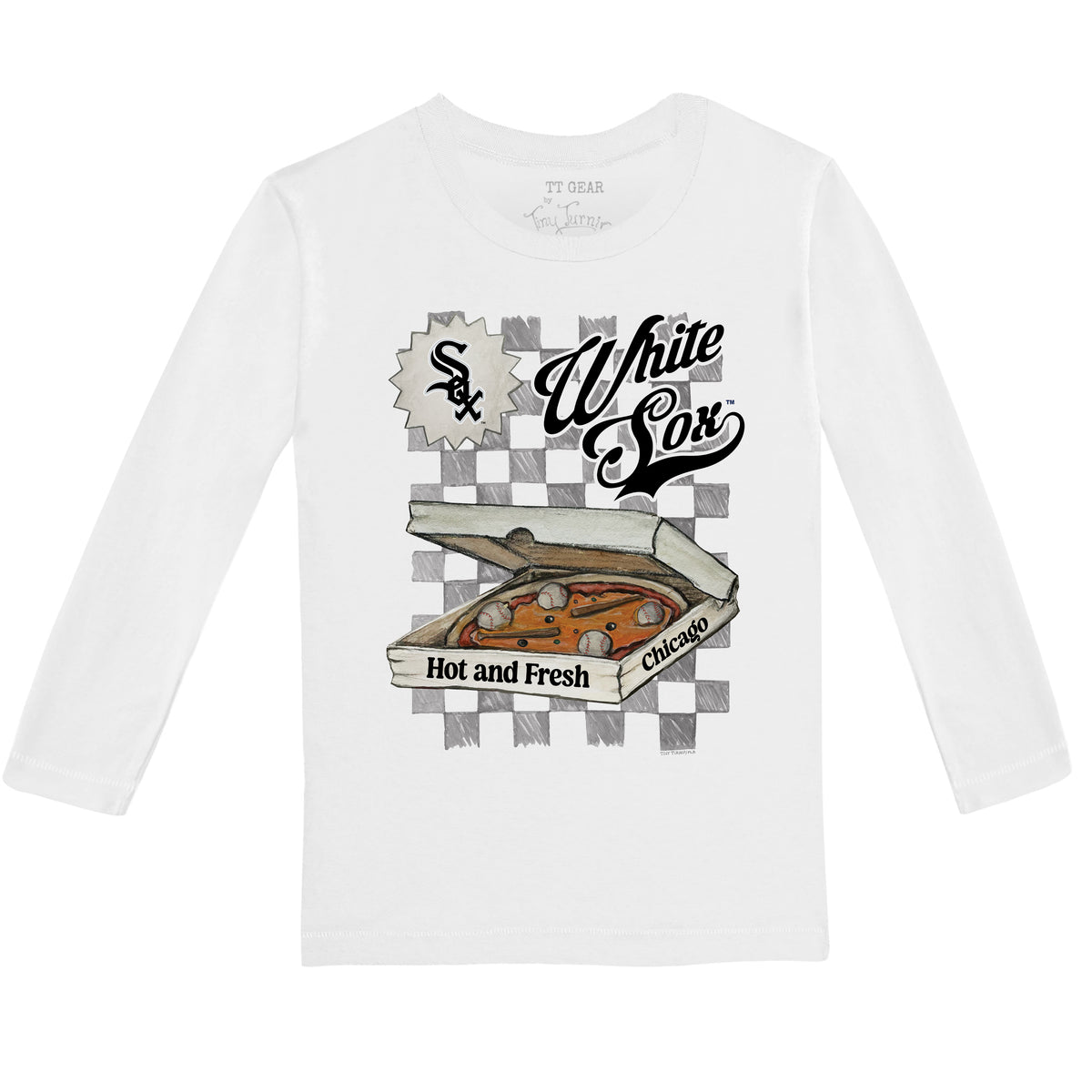 Chicago White Sox Pizza Long-Sleeve Tee Shirt