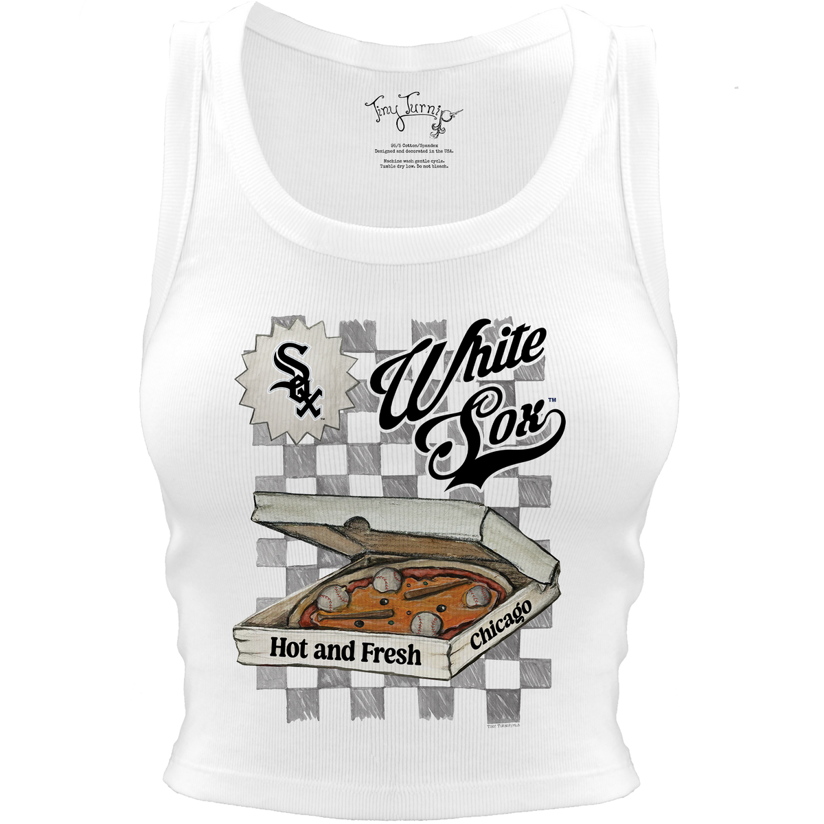 Chicago White Sox Pizza Crop Tank