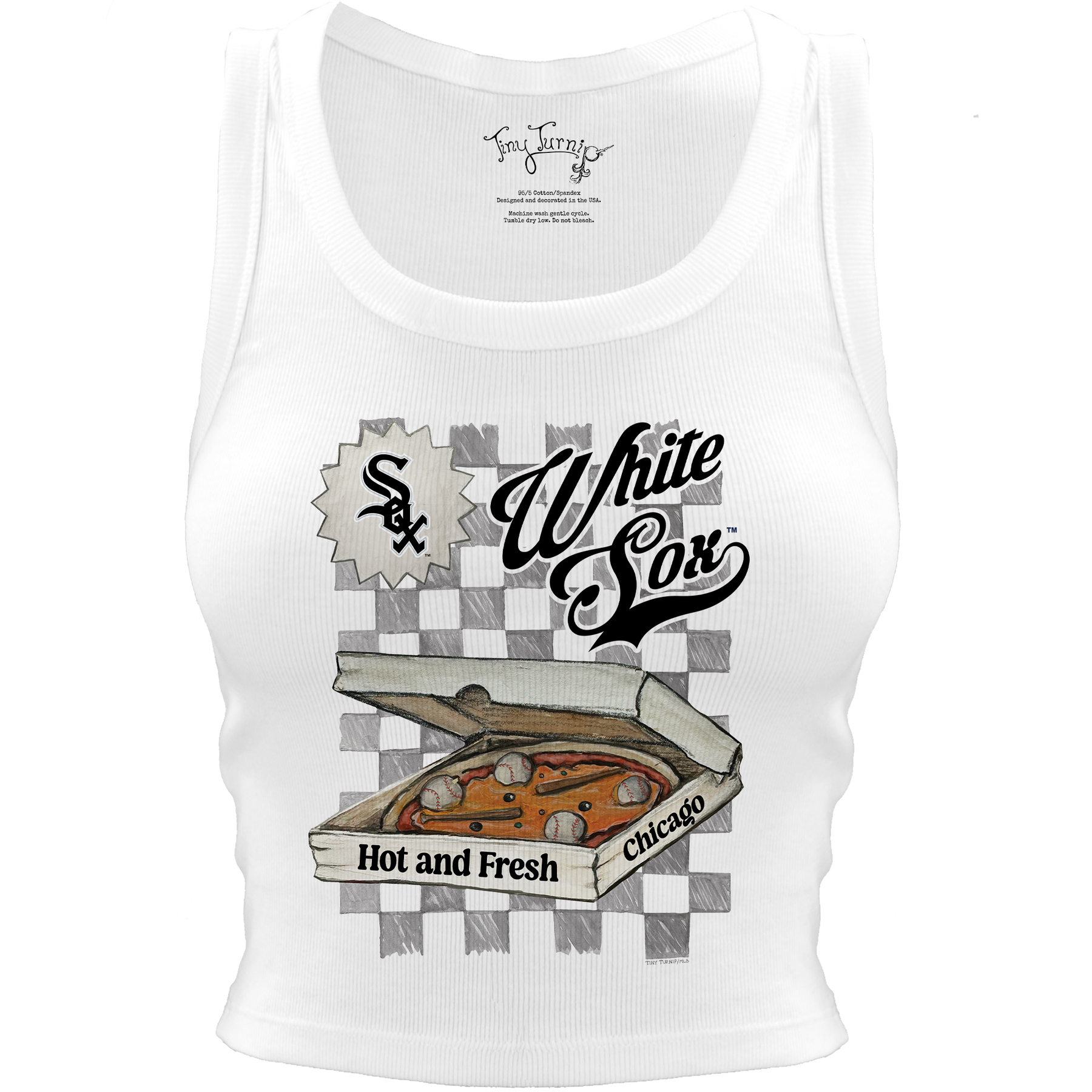 Chicago White Sox Pizza Crop Tank