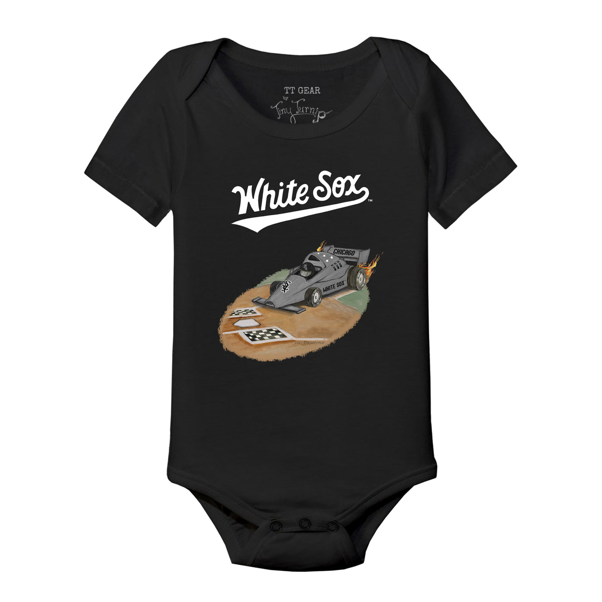 Chicago White Sox Race Car Short Sleeve Snapper