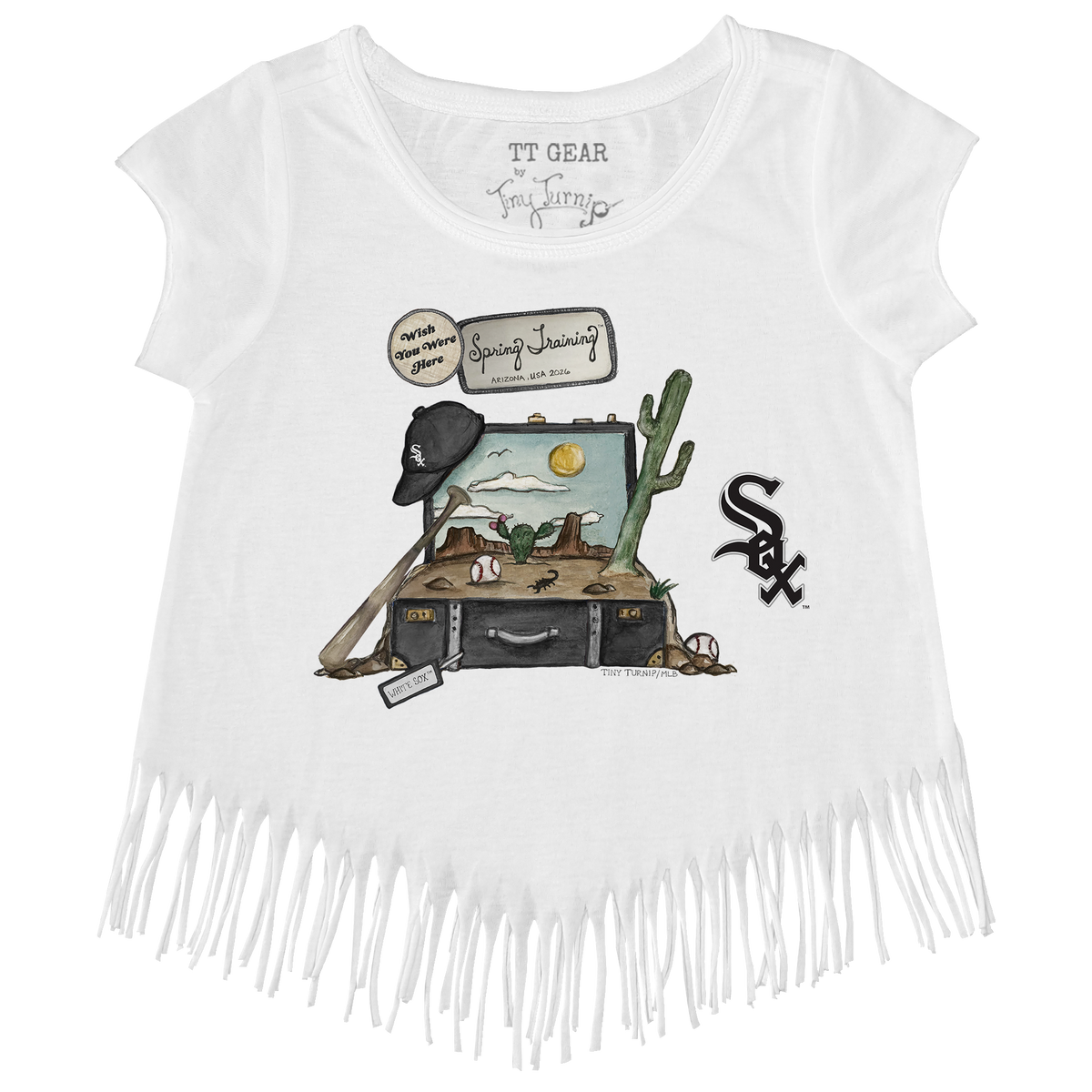 Chicago White Sox Spring Training 2026 Fringe Tee - Tiny Turnip
